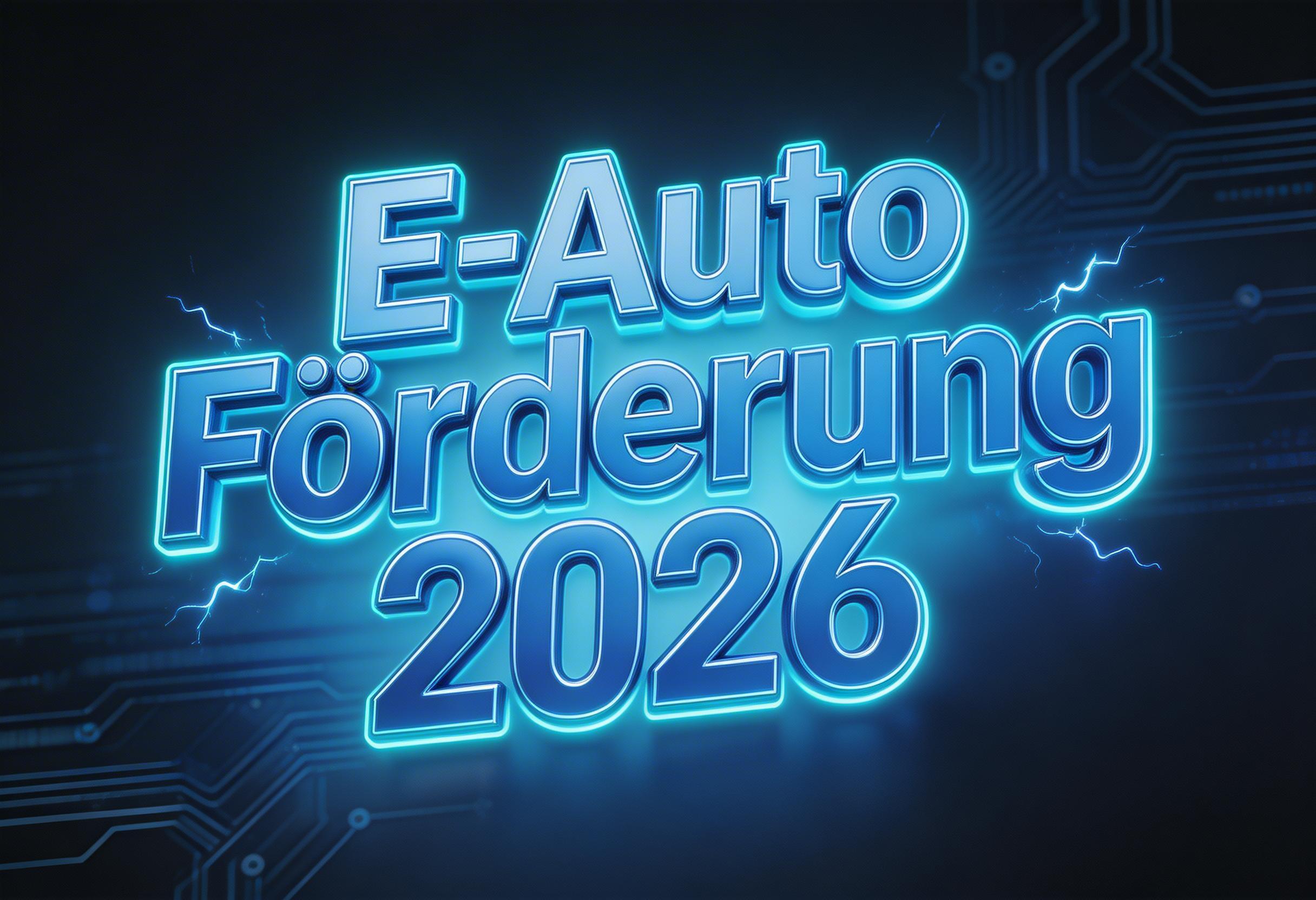 E-Auto Förderung 2026